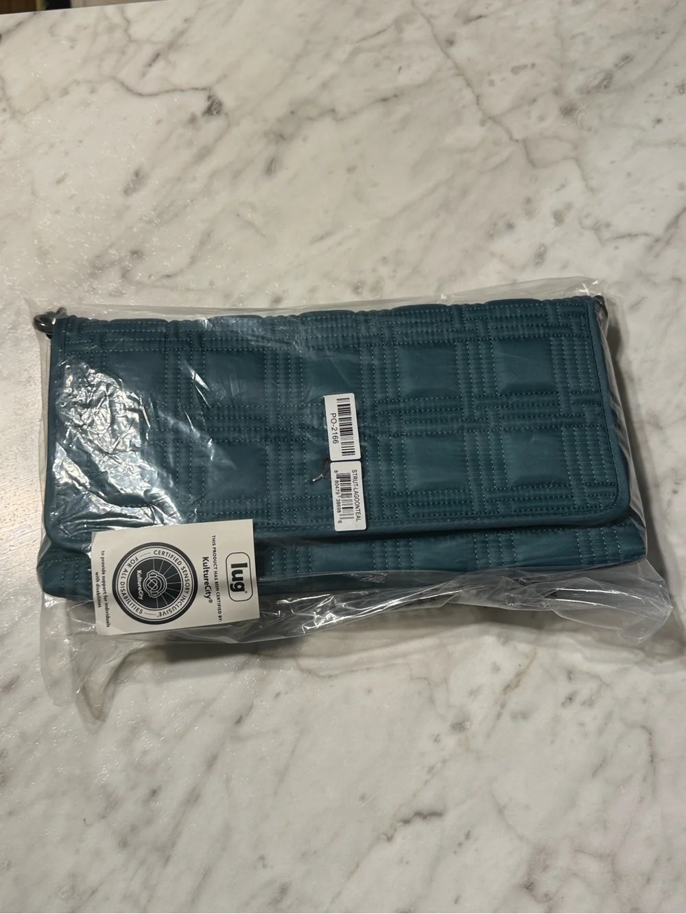 Lug Strut Shoulder Bag NWT Lagoon Teal W/Chain Strap